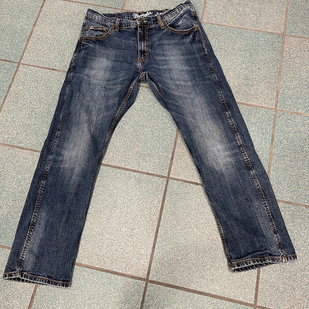Wrangler Retros Slim Straight Jeans 34 W x 30 L